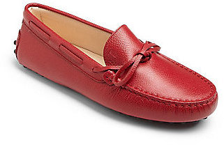 Tod's Kid's Leather Slip-Ons