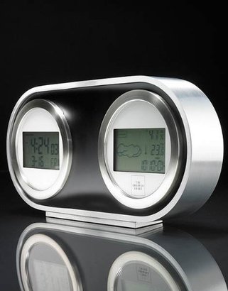 The Sharper Image Sharper Image Hadrons Atomic Clock and Weather Station