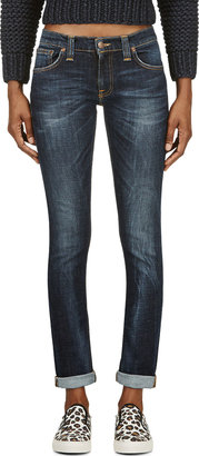 Nudie Jeans Blue Organic Tight Long John Jeans