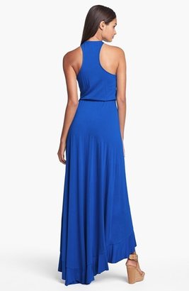 Nordstrom FELICITY & COCO Ruffled Faux Wrap Maxi Dress Exclusive)