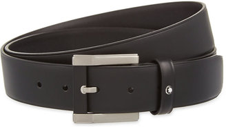 Montblanc Square Pin Buckle Leather Belt