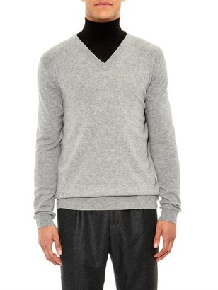 Balenciaga V-neck wool sweater