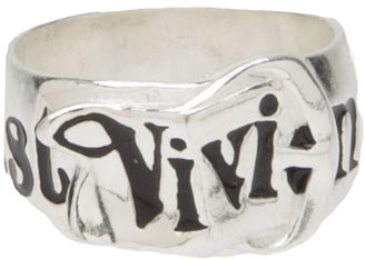 Vivienne Westwood Anglomania thick band ring