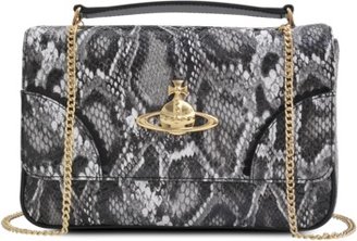 Vivienne Westwood Frilly Snake flap bag