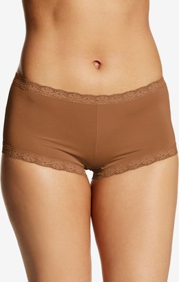 Maidenform Womens Tame Your Tummy Shaping Lace With Cool Comfort Dm0051 Shapewear  Briefs in Brown