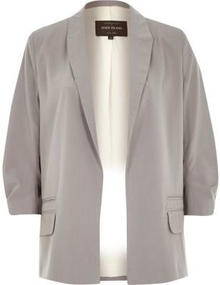 River Island Grey relaxed fit blazer