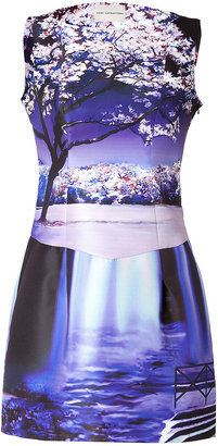 Mary Katrantzou Kardia Dress in Waterfall Purple