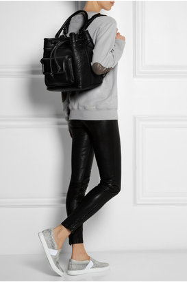 McQ Textured-leather backpack