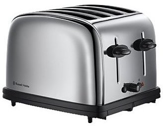 Russell Hobbs 20730 Classic Toaster 4 Slice - Silver