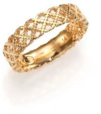 Gucci Diamantissima 18K Yellow Gold Band Ring