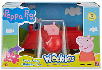 Peppa Pig Girls Weebles push-along wobbily car