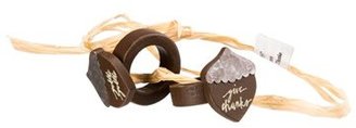 PRIMITIVES BY KATHY 'Give Thanks' Napkin Rings (Set of 2)