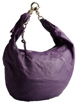 Gucci purple leather 'Sienna' chain strap hobo