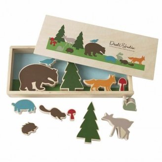 DwellStudio Forest Stamps Multicoloured