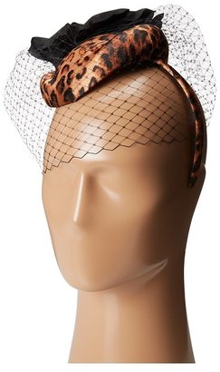Scala Leopard Pillbox Headband