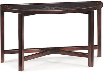 JCPenney Cambria Glass Top Console Table