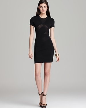French Connection Dress - Montana Knit Perforated