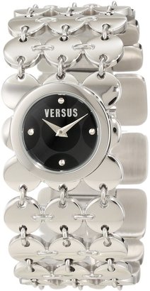 Versus By Versace Women's 3C69200000 Paillettes Stainless Steel Black Dial Bracelet Watch