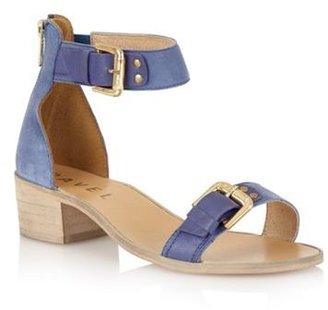 Ravel Blue 'Gerbera' block heel sandals