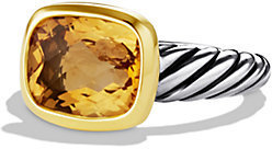 David Yurman Noblesse Ring with Citrine with Gold