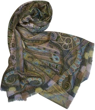Etro Cashmere scarf paisley