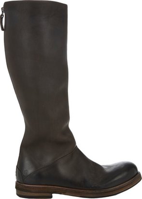 Marsèll Back-Zip Mid-Calf Boots-Brown