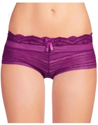 Pleasure State Magenta Lace Shorty