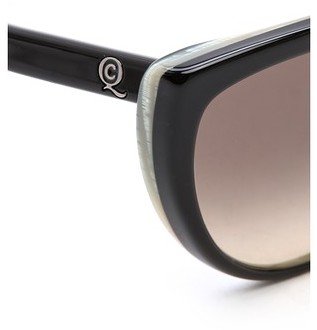 Alexander McQueen Oversized Cat Eye Sunglasses