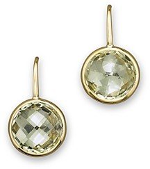 Bloomingdale's Prasiolite Small Drop Earrings in 14K Yellow Gold - 100% Exclusive