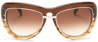 Vera Wang Women's Fashion Trend Plastic Sunglasses