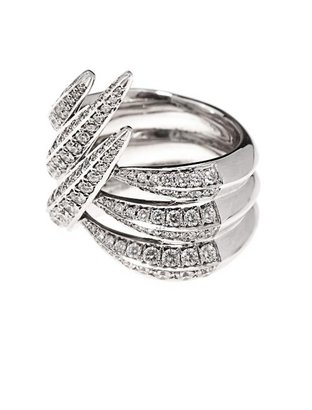 Shaun Leane Diamond & white-gold Sabre ring