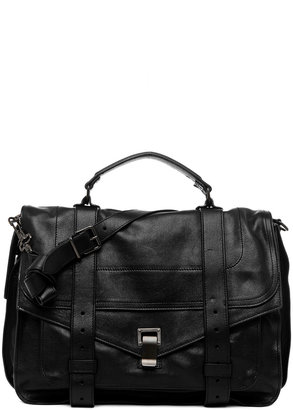 Proenza Schouler Large PS1 Leather in Bronze