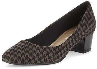 Marks and Spencer M&s Collection Square Toe Block Heel Court Shoes with Insolia®