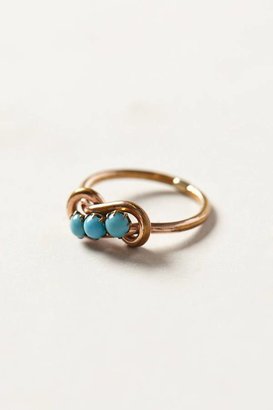 Anthropologie shopFiligree Vintage Turquoise Knot Ring