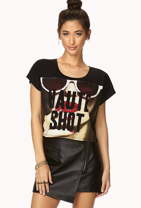 Forever 21 Haute Shot Cropped Tee