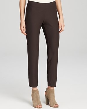 Eileen Fisher Slim Ankle Pants With Yoke