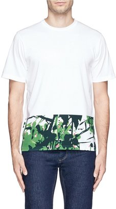 Inksplash floral print T-shirt