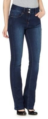 J by Jasper Conran Petite designer mid blue shape enhancing bootcut jeans
