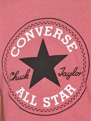 Converse Chuck Patch Mens T-shirt - Red Heather