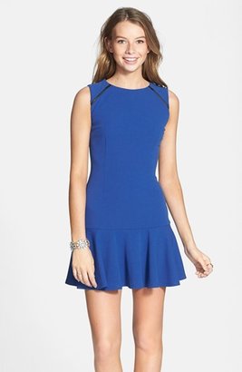 MODISTE DRESSES 'The Stacy' Zip Shoulder Drop Waist Dress (Juniors)