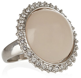 Marks and Spencer M&s Collection Platinum Plated Diamanté Ring