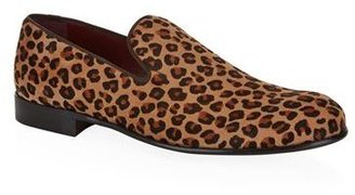 Dolce & Gabbana Leopard Print Slipper Shoe
