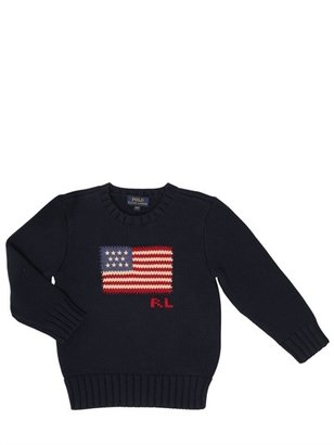 Ralph Lauren Childrenswear - Flag Motif Heavy Cotton Sweater