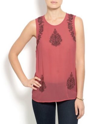 Lucky Brand Ruby Embroidered Tank