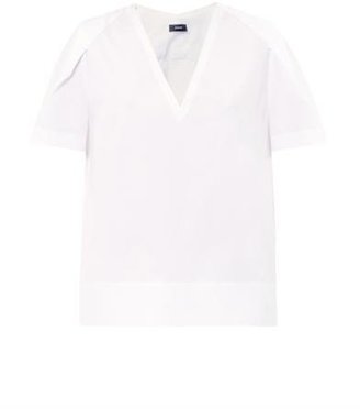 Joseph Kacie cotton-poplin blouse