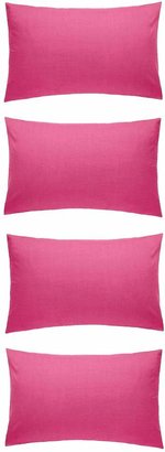 Very Plain Dye Standard Pillowcases (4 Pack)