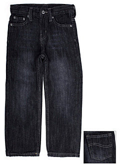 Lee Boys' 2T-4T Black Blast Slim Straight Jeans
