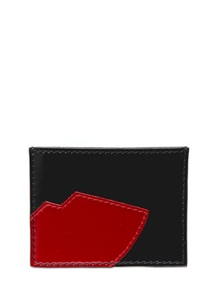 Lulu Guinness Lip Patent Leather Card Holder