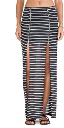Evil Twin Fall in Line Maxi Skirt