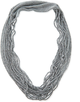 Eileen Fisher Drapey Metallic Necklace